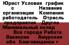 Юрист Условия: график 5/2 с 9.00-!8.00 › Название организации ­ Компания-работодатель › Отрасль предприятия ­ Другое › Минимальный оклад ­ 28 000 - Все города Работа » Вакансии   . Амурская обл.,Благовещенск г.